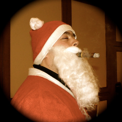 Weihnachtsmann der alten Art
